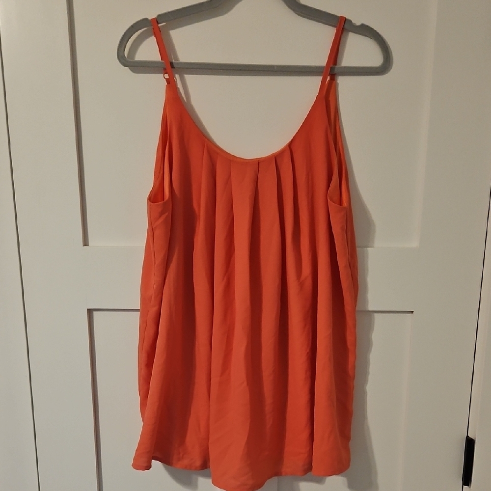 Zenana Outfitters Orange Sleeveless Relaxed Camisole
